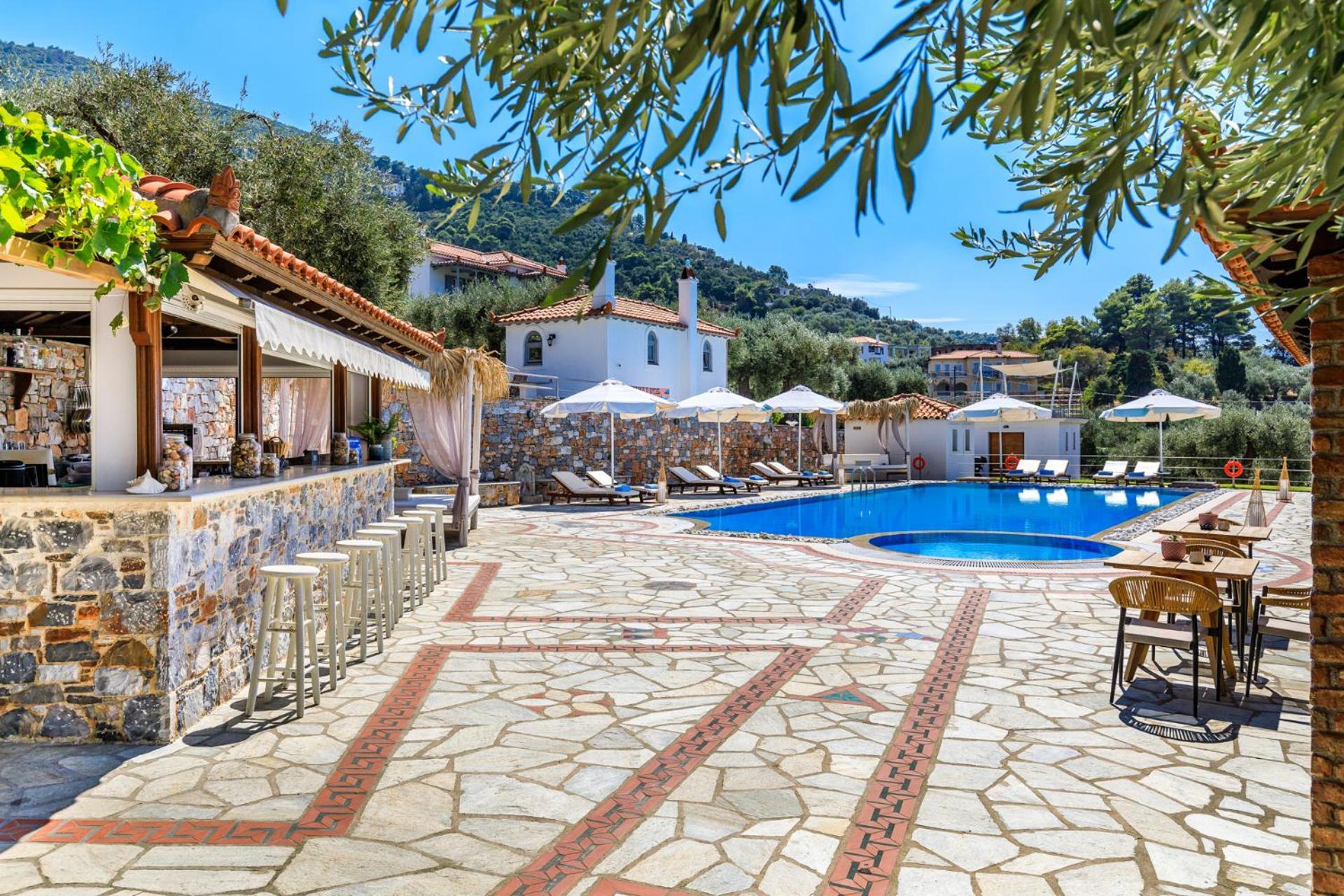 Ourania Studios & Apartments Skopelos stad Exteriör bild